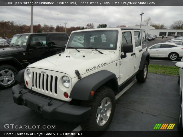2008 Jeep Wrangler Unlimited Rubicon 4x4 in Stone White