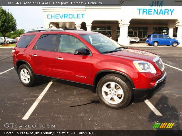 2007 GMC Acadia SLE AWD in Red Jewel Tintcoat