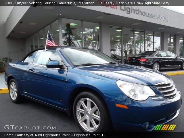 2008 Chrysler Sebring Touring Convertible in Marathon Blue Pearl
