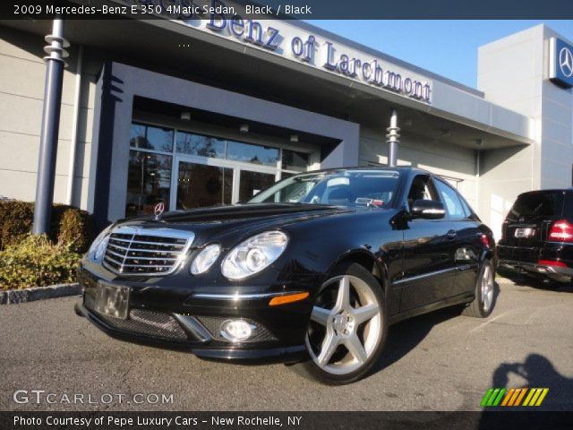 2009 Mercedes-Benz E 350 4Matic Sedan in Black