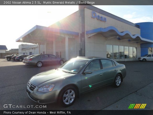 2002 Nissan Altima 2.5 SL in Mystic Emerald Metallic