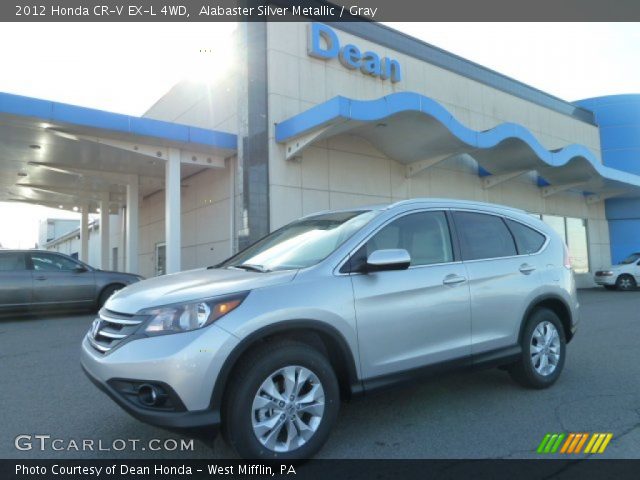 2012 Honda CR-V EX-L 4WD in Alabaster Silver Metallic