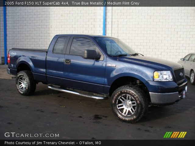 2005 Ford F150 XLT SuperCab 4x4 in True Blue Metallic