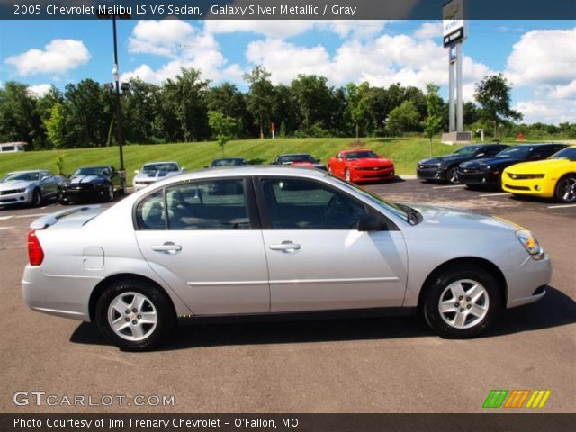 2005 Chevrolet Malibu LS V6 Sedan in Galaxy Silver Metallic