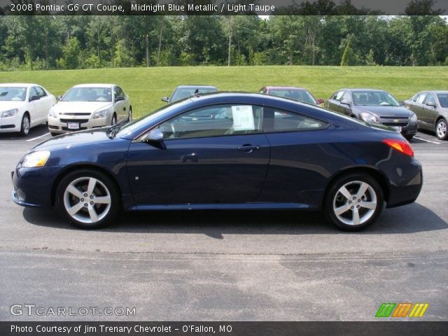 2008 Pontiac G6 GT Coupe in Midnight Blue Metallic