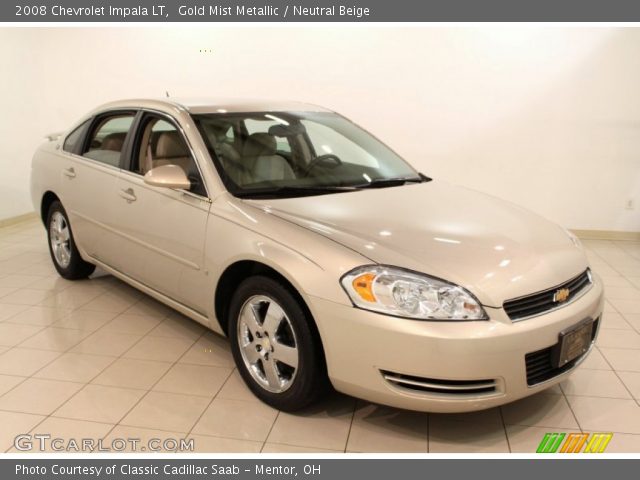 2008 Chevrolet Impala LT in Gold Mist Metallic