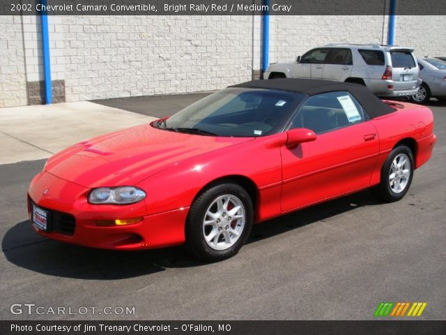 2002 Chevrolet Camaro Convertible in Bright Rally Red