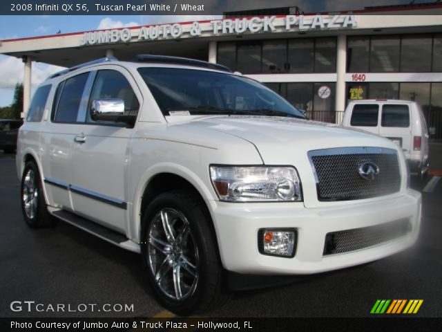2008 Infiniti QX 56 in Tuscan Pearl White