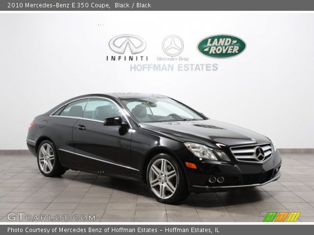 2010 Mercedes-Benz E 350 Coupe in Black