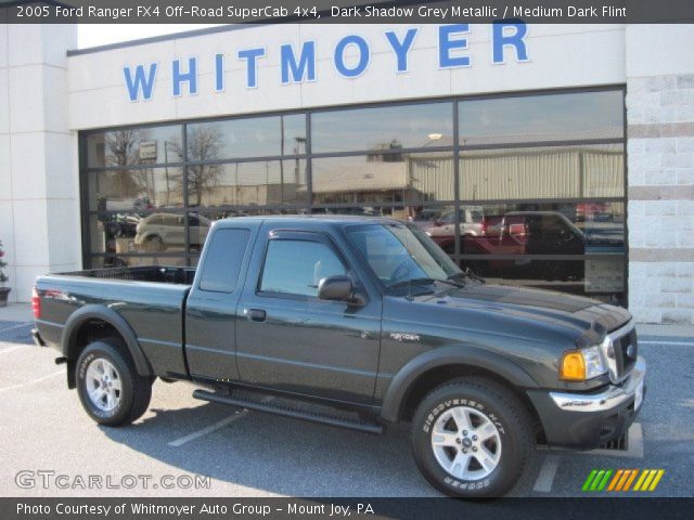 2005 Ford Ranger FX4 Off-Road SuperCab 4x4 in Dark Shadow Grey Metallic