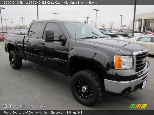 2009 GMC Sierra 2500HD SLE Crew Cab 4x4 in Onyx Black