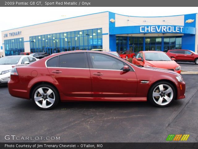 2009 Pontiac G8 GT in Sport Red Metallic