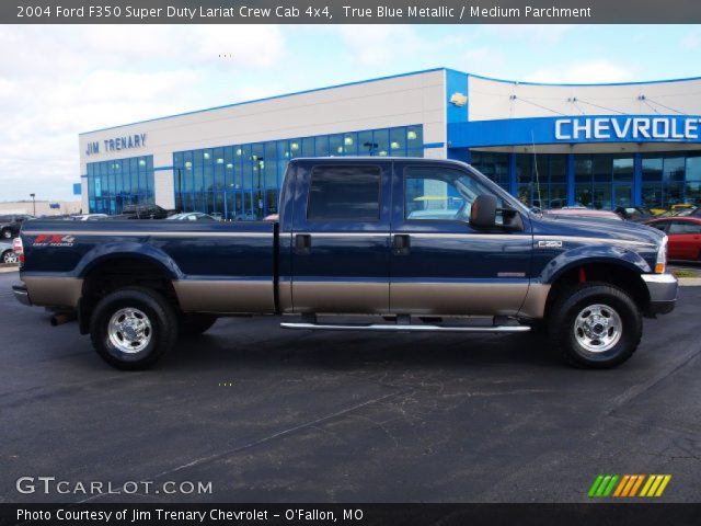 2004 Ford F350 Super Duty Lariat Crew Cab 4x4 in True Blue Metallic