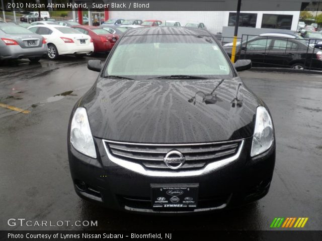 2010 Nissan Altima Hybrid in Super Black