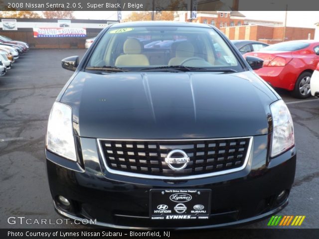 2008 Nissan Sentra 2.0 S in Super Black