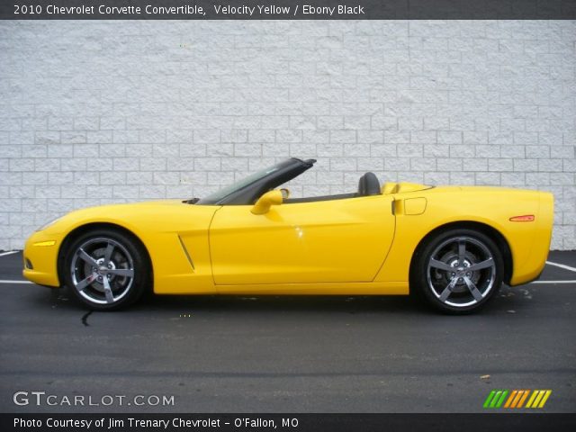 2010 Chevrolet Corvette Convertible in Velocity Yellow