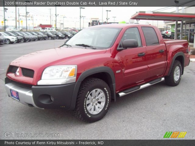 2006 Mitsubishi Raider DuroCross Double Cab 4x4 in Lava Red