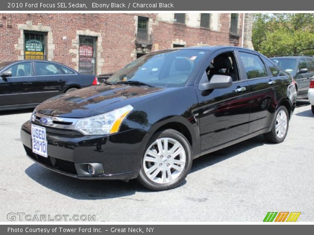 2010 Ford Focus SEL Sedan in Ebony Black