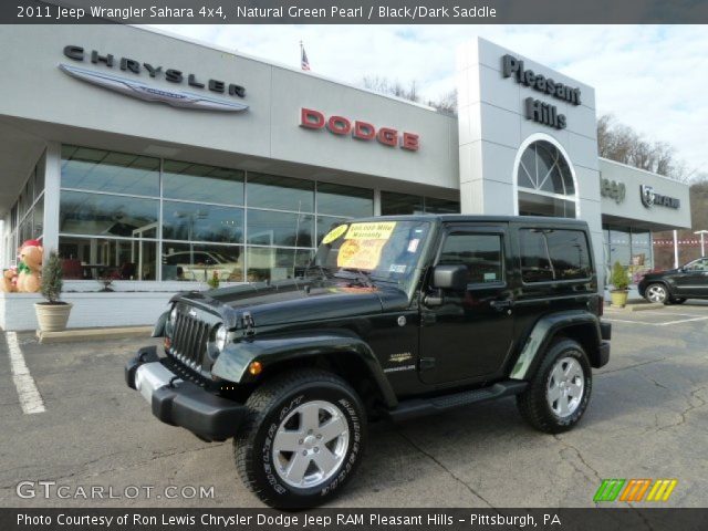 2011 Jeep Wrangler Sahara 4x4 in Natural Green Pearl