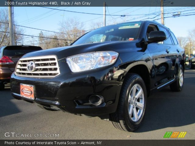 2008 Toyota Highlander 4WD in Black