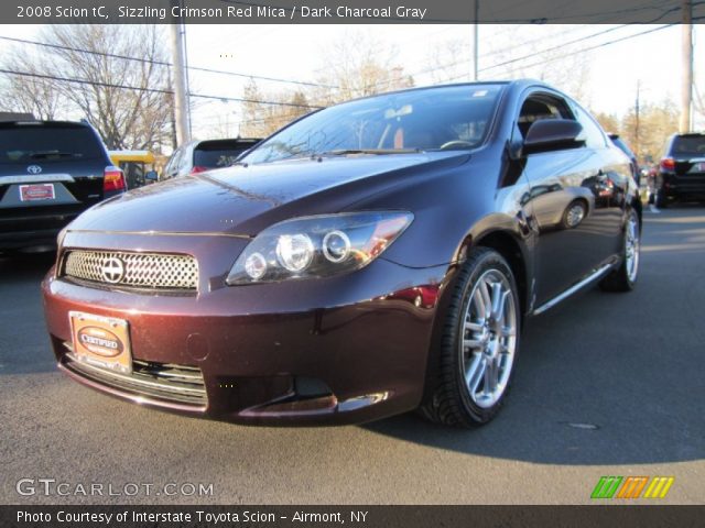 2008 Scion tC  in Sizzling Crimson Red Mica