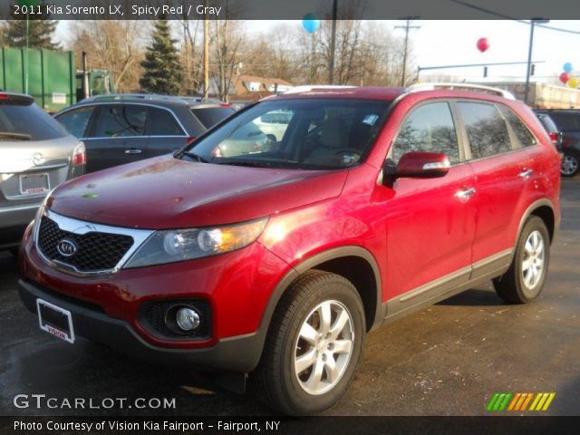 2011 Kia Sorento LX in Spicy Red