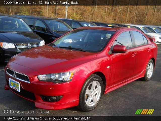 2009 Mitsubishi Lancer ES in Rally Red Pearl