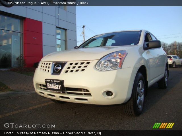 2009 Nissan Rogue S AWD in Phantom White