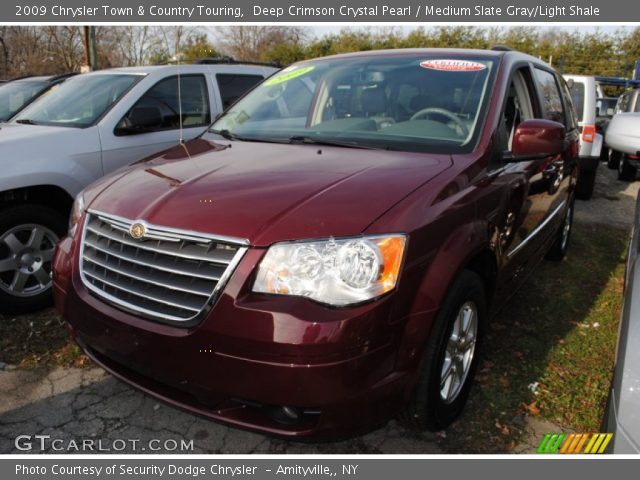 2009 Chrysler Town & Country Touring in Deep Crimson Crystal Pearl