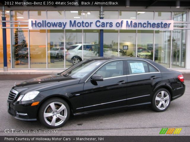 2012 Mercedes-Benz E 350 4Matic Sedan in Black