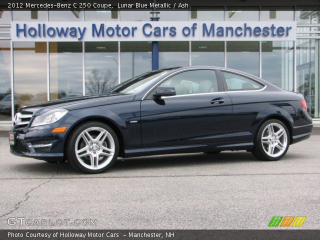 2012 Mercedes-Benz C 250 Coupe in Lunar Blue Metallic