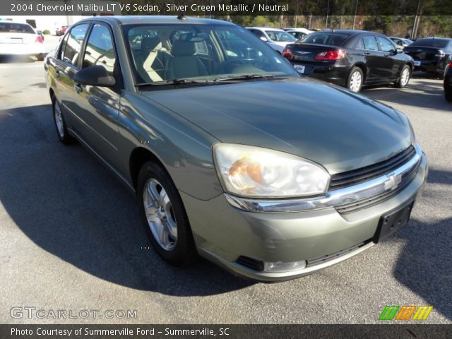 2004 Chevrolet Malibu LT V6 Sedan in Silver Green Metallic