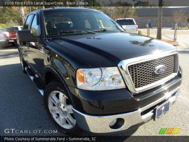 2008 Ford F150 Lariat SuperCrew in Black