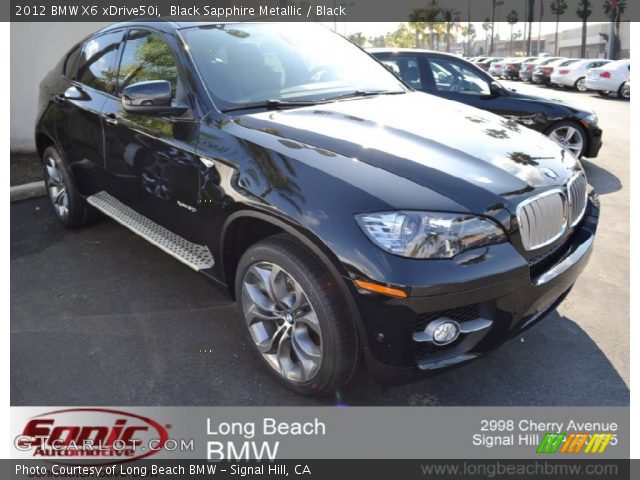 2012 BMW X6 xDrive50i in Black Sapphire Metallic