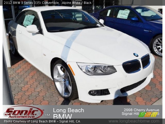 2012 BMW 3 Series 335i Convertible in Alpine White