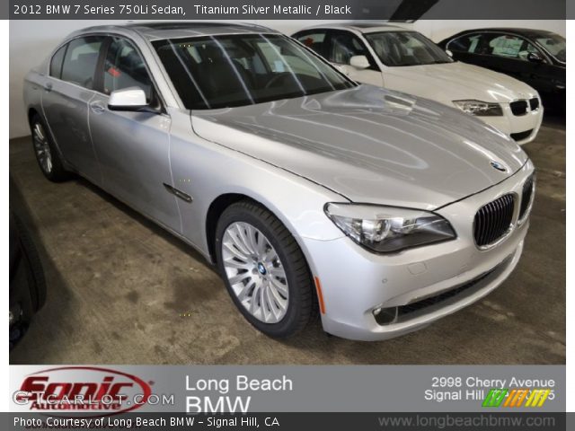 2012 BMW 7 Series 750Li Sedan in Titanium Silver Metallic