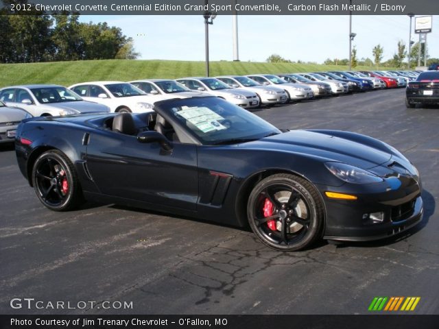 2012 Chevrolet Corvette Centennial Edition Grand Sport Convertible in Carbon Flash Metallic