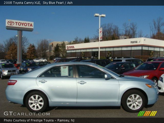 2008 Toyota Camry XLE in Sky Blue Pearl