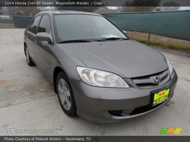 2004 Honda Civic EX Sedan in Magnesium Metallic