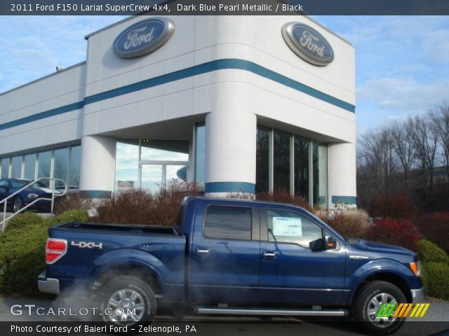 2011 Ford F150 Lariat SuperCrew 4x4 in Dark Blue Pearl Metallic
