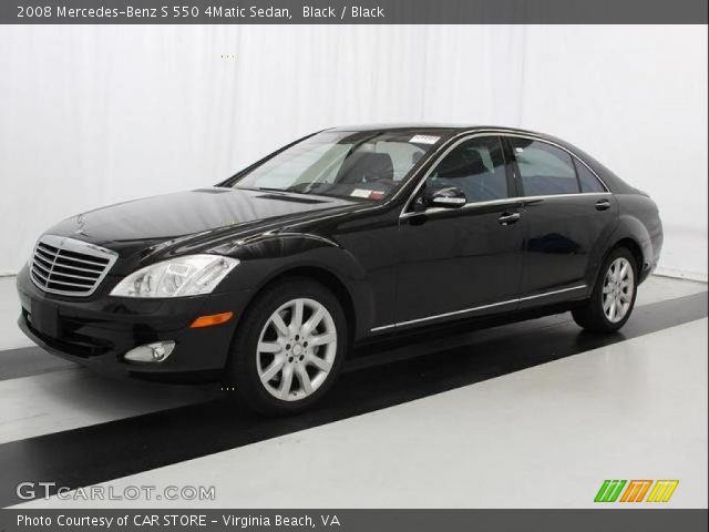 2008 Mercedes-Benz S 550 4Matic Sedan in Black
