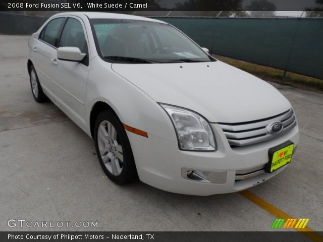 2008 Ford Fusion SEL V6 in White Suede