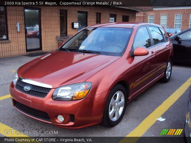 2009 Kia Spectra 5 SX Wagon in Copperhead Orange Metallic