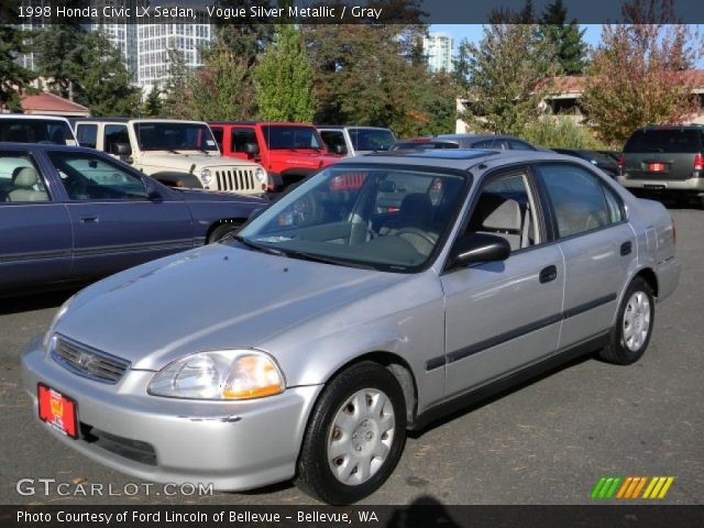 1998 Honda Civic LX Sedan in Vogue Silver Metallic