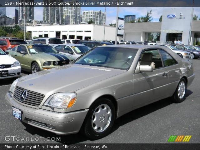 1997 Mercedes-Benz S 500 Coupe in Smoke Silver Metallic