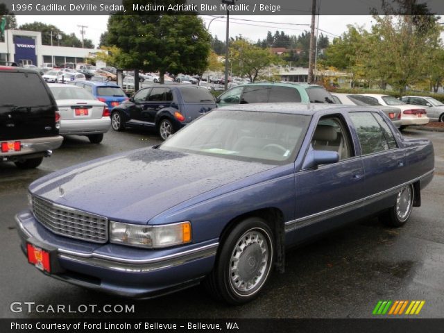 1996 Cadillac DeVille Sedan in Medium Adriatic Blue Metallic