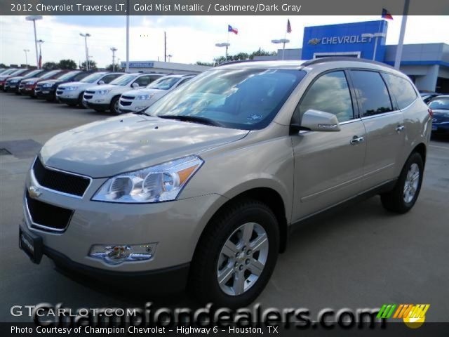 2012 Chevrolet Traverse LT in Gold Mist Metallic