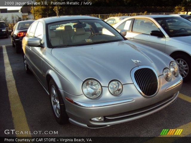 2000 Jaguar S-Type 3.0 in Platinum Metallic