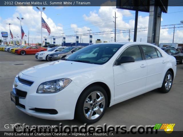 2012 Chevrolet Malibu LS in Summit White