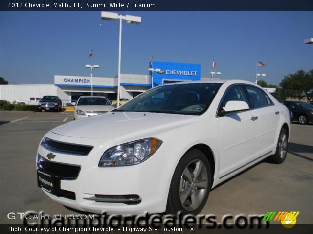 2012 Chevrolet Malibu LT in Summit White